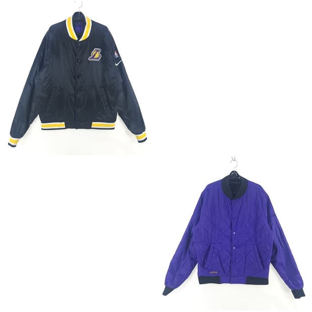 [남105]나이키 LA레이커스 리버시블 스타디움 자켓[Y5C-196]