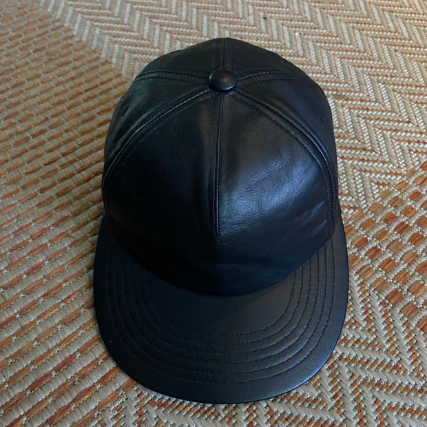 14ss Rick Owens DRKSHDW 릭오웬스 다크쉐도우 레더 캡