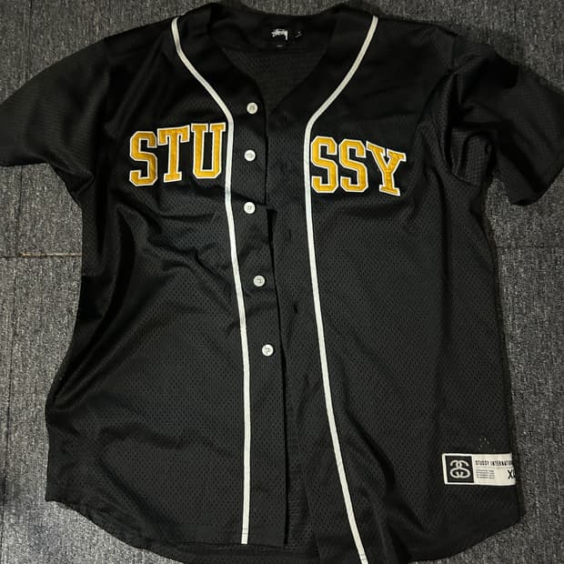 Stussy 스투시 베이스볼 저지 