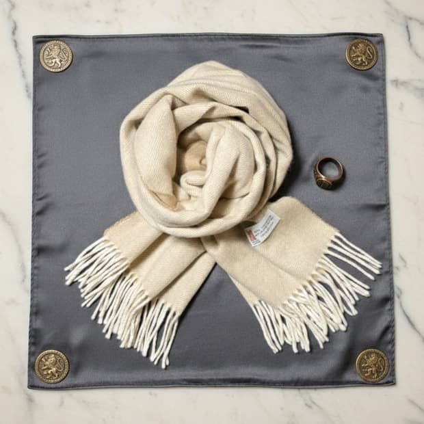 Heritage Cashmere 영국산 캐시미어100 양면 머플러