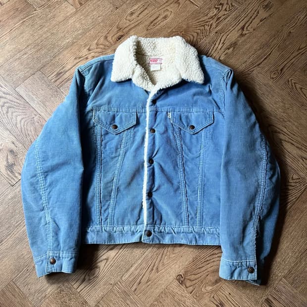 [M]70's 리바이스 USA  코듀로이 쉐르파 트러커 자켓