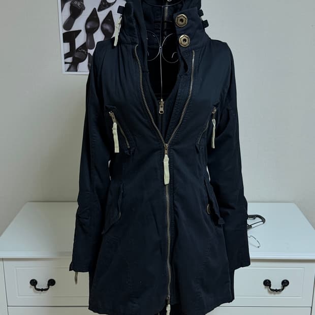 빈티지 투웨이 야상 원피스 자켓