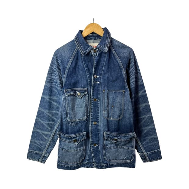 [ROYAL BLUE] 빈티지 페이드 데님자켓