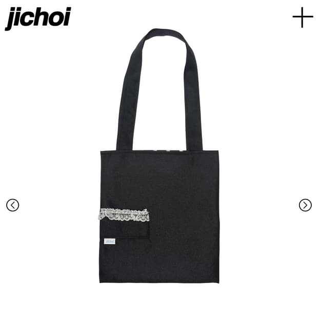 jichoi 지초이 레이스 가방 블랙 지토
