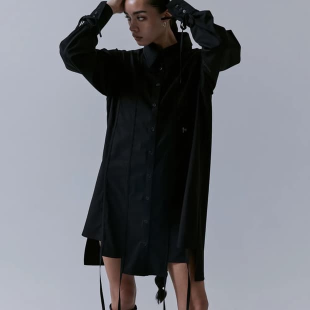 트리밍버드 Stepped Hemline Long Strap Shirts 