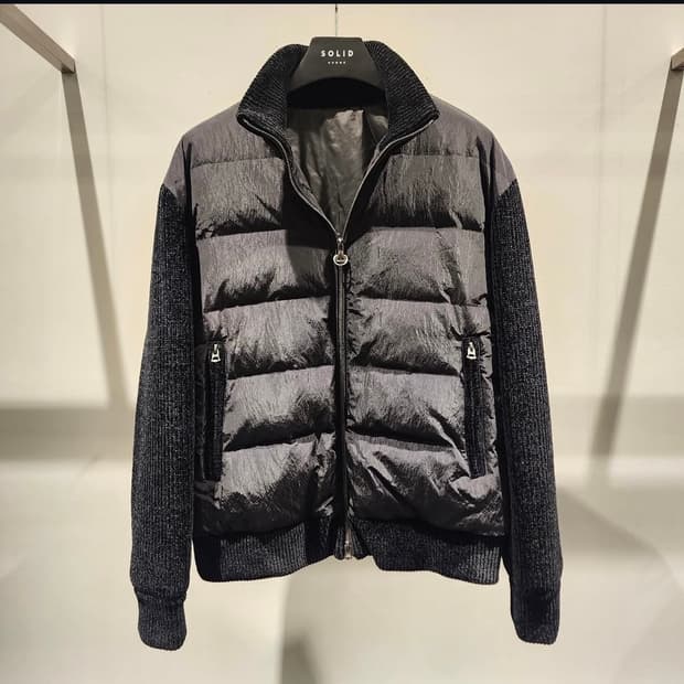 솔리드옴므 25fw 니트패딩 52사이즈