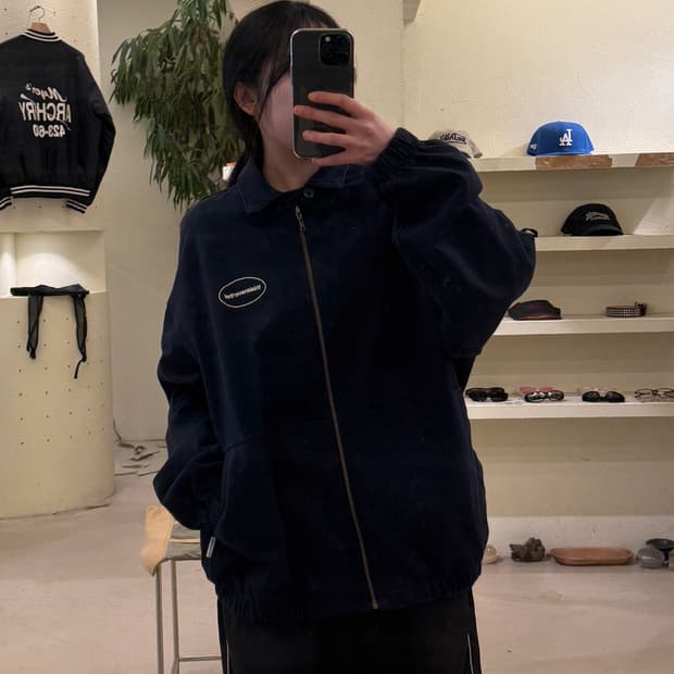 디스이즈네버댓 로고 집업 네이비 U402