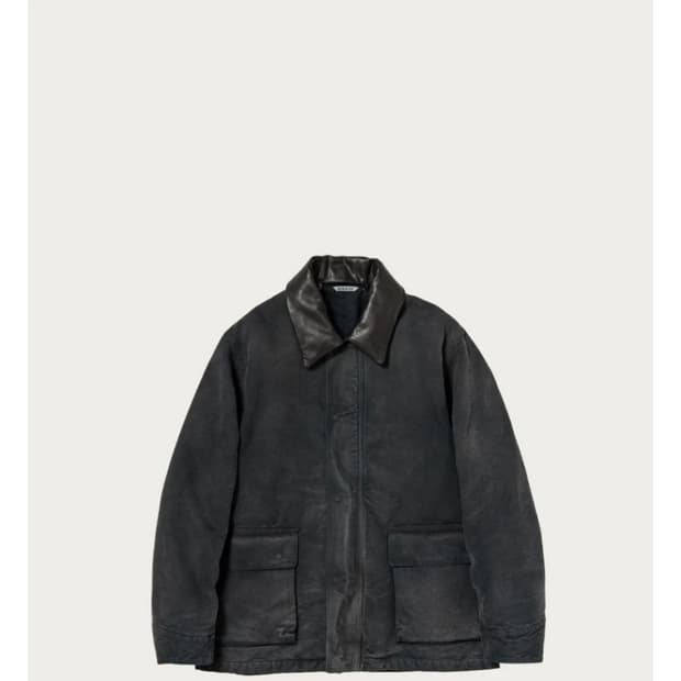 오라리 레더 데님 워크자켓 새상품 판매합니다!