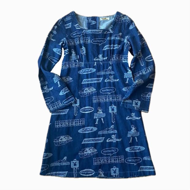 히스테릭글래머 00s 데님 원피스