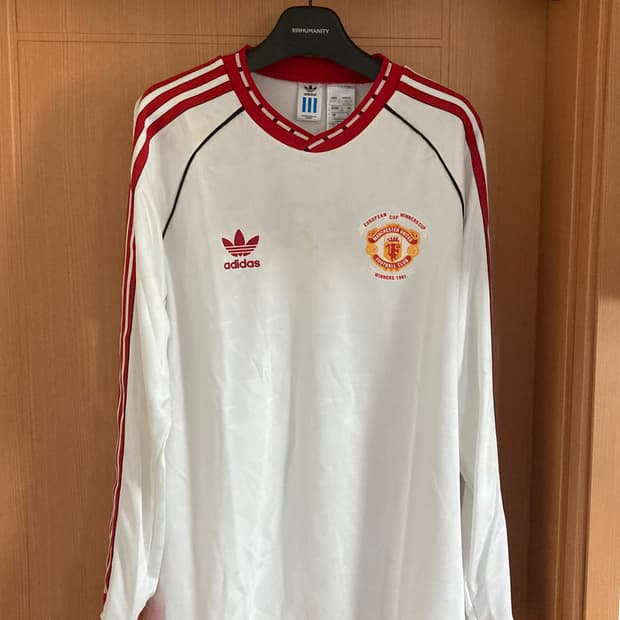 91 어웨이 긴팔 저지 맨유 JF0375