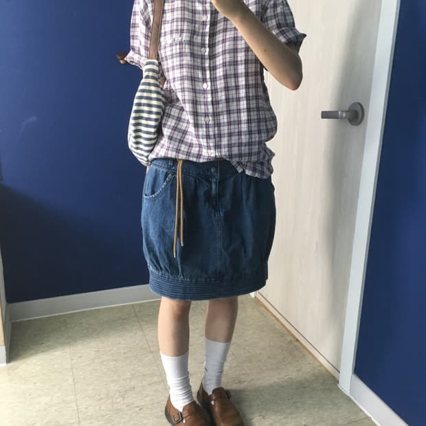 Lowrys farm denim skirt