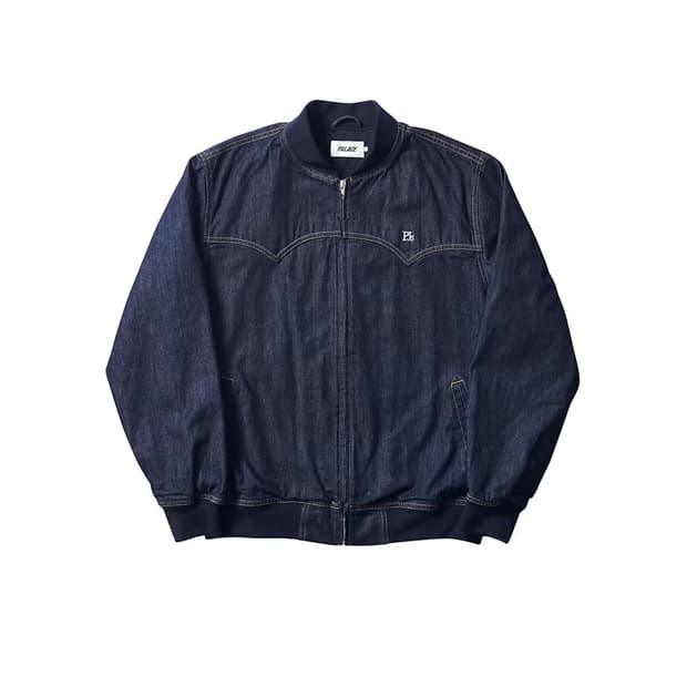[XL] 팔라스 진 봄버 자켓 인디고