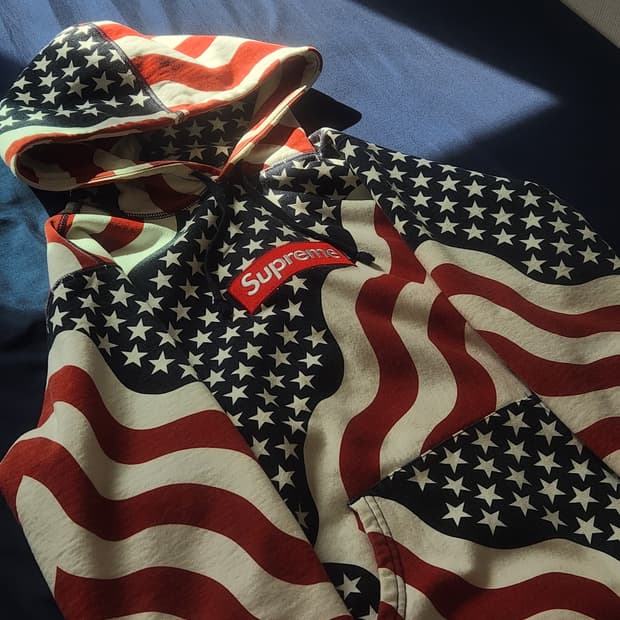 슈프림 박스로고 후드티 14fw