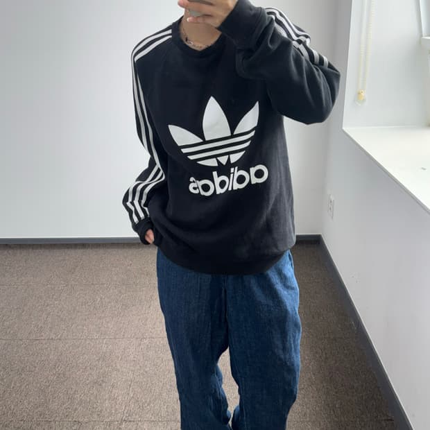 Adidas 아디다스 빅파이어버드 블랙 맨투맨