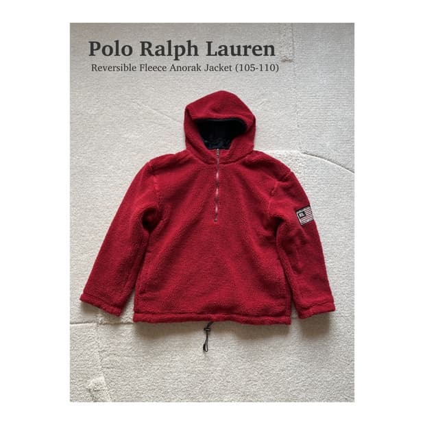 폴로 리버서블 플리스 아노락 자켓 (103-105)