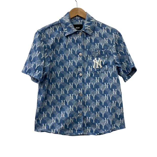 MLB 패턴 반팔 자켓(XS)