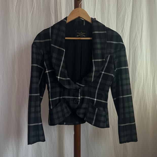 Vivienne Westwood 체크 자켓 38