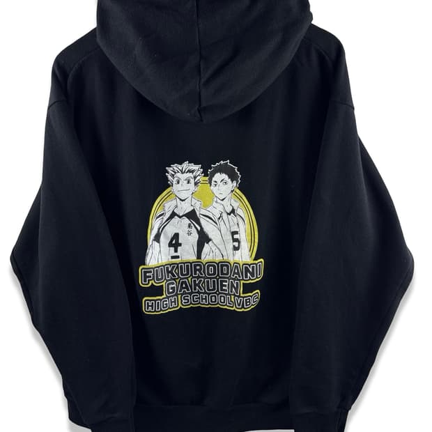 하이큐 오피셜 블랙 후드티3155