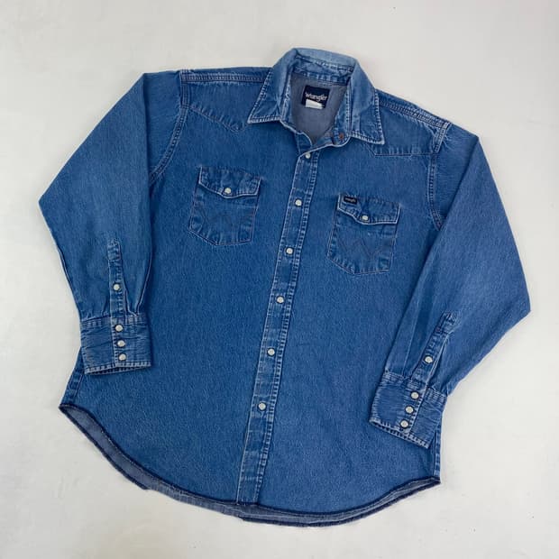 랭글러 USA Og 데님 웨스턴 셔츠 (105)