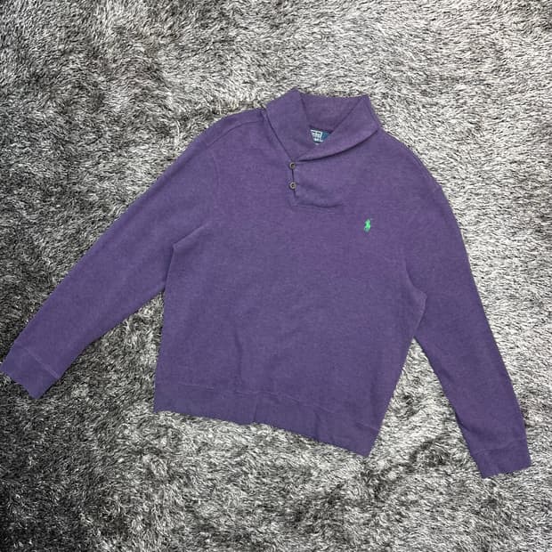 폴로랄프로렌 남성 하프넥 니트 (XL)