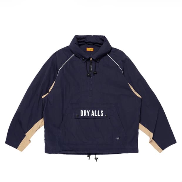 휴먼 메이드 나일론 아노락 네이비