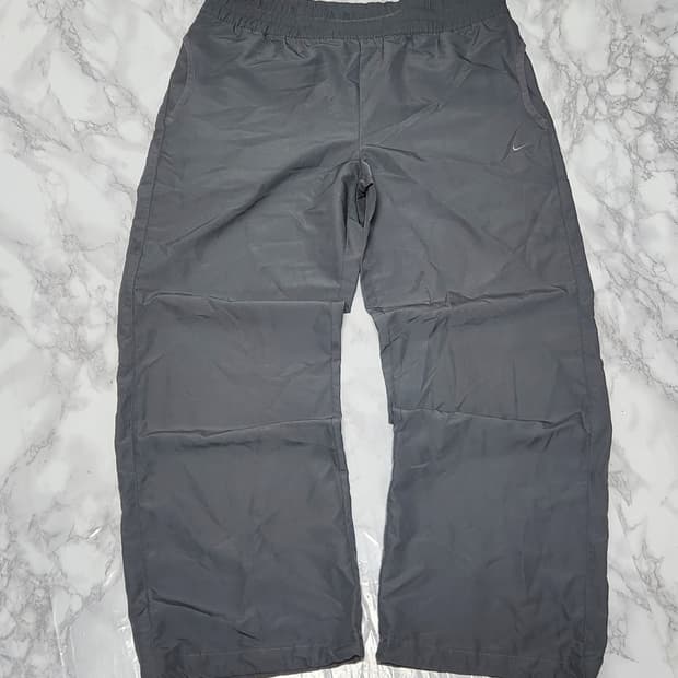 나이키 차콜 트랙팬츠 바람막이 와이드 바지