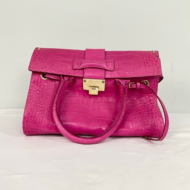 지미추 핑크 로잘리 사첼백 토트백 크로스백 <95>