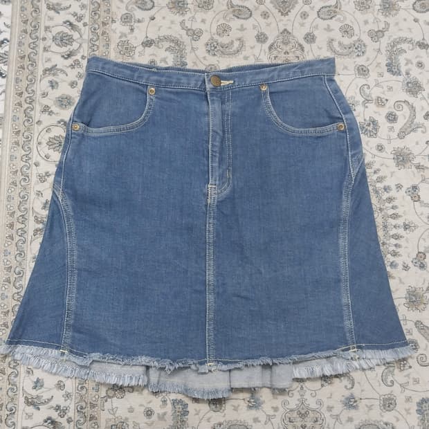 LEE 일본판 데님 미니 스커트 M (27-28)