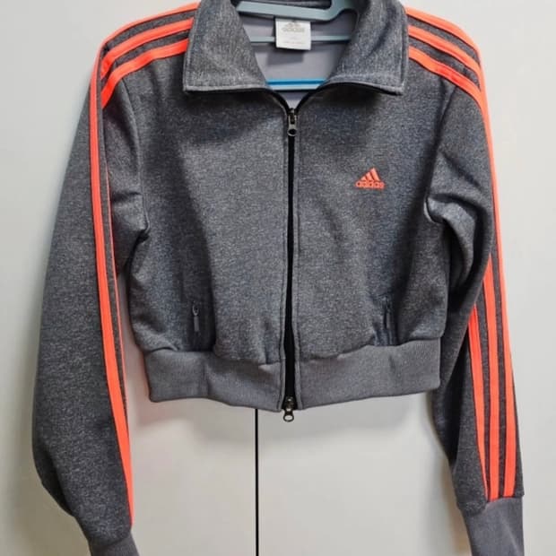 아디다스 크롭커스텀 져지 투웨이지퍼