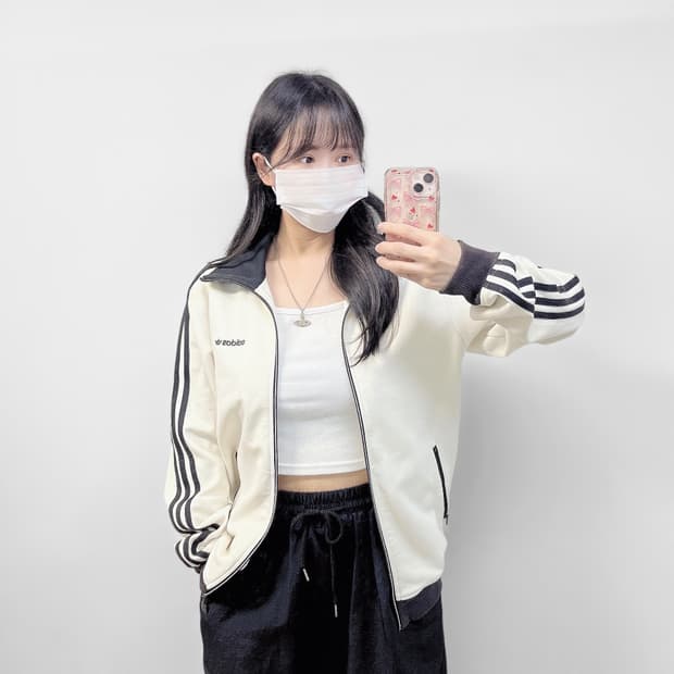 아디다스 베켄바우어 트랙탑 져지 흰검