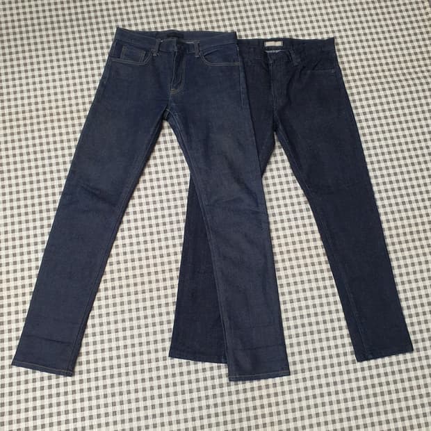 유니클로 스키니핏 데님 청바지 남자30 (2벌가격)
