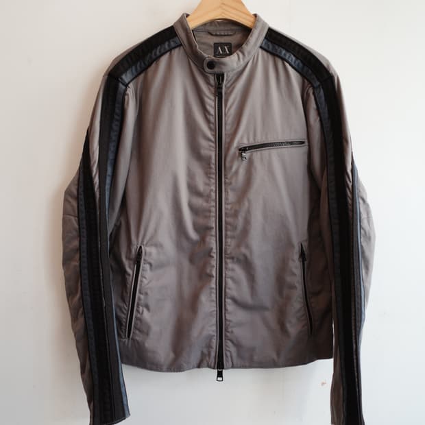 ARMANI EXCHANGE 아르마니 라이더 자켓 