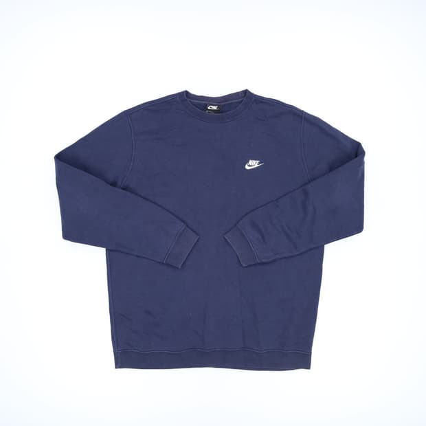 [XL] 나이키 스몰로고 네이비 맨투맨 티셔츠 0119H1
