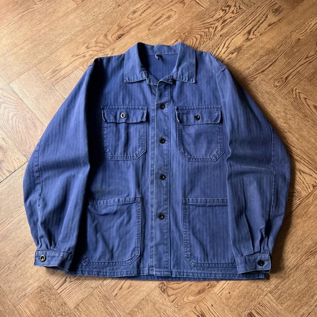 [M]90's 빈티지 HBT 헤링본 트윌 프렌치 워크자켓