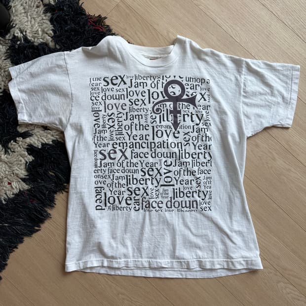 [XL] 90s vtg 프린스 월드투어 티셔츠 