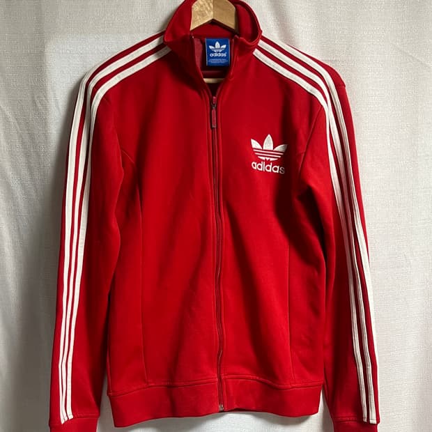 공용 아디다스 유로파 져지 트랙탑 파이어버드 레드 95