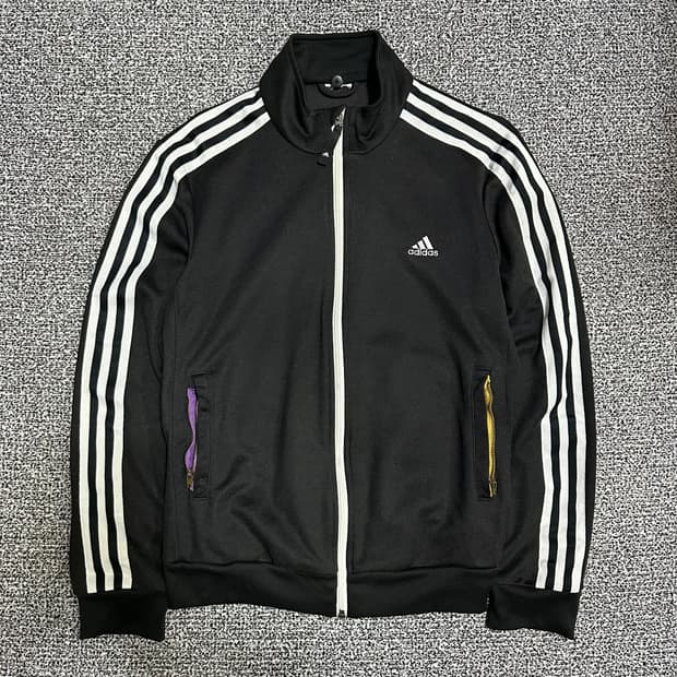 (M추천) 아디다스 블랙 검흰 져지 삼선 트랙탑