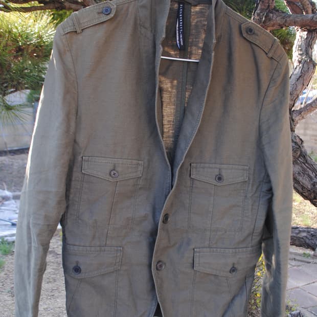 black barrett military jacket