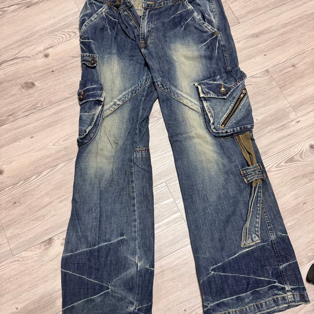 펑크 일자 팬츠