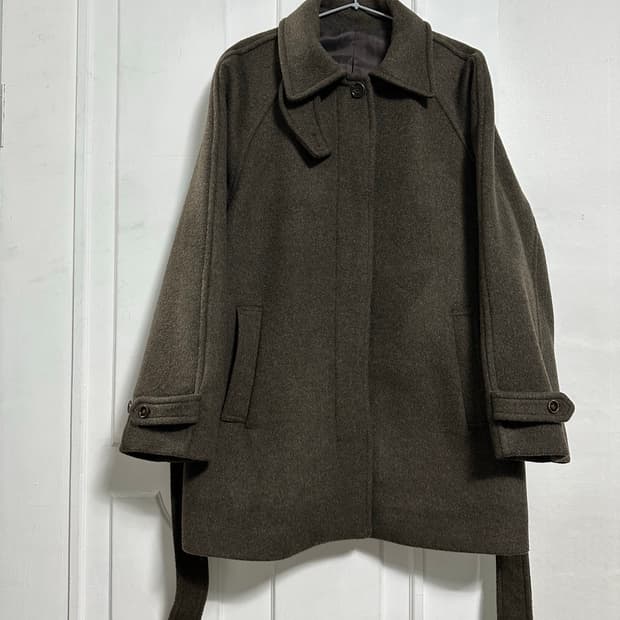 유스 벨티드 하프 코트