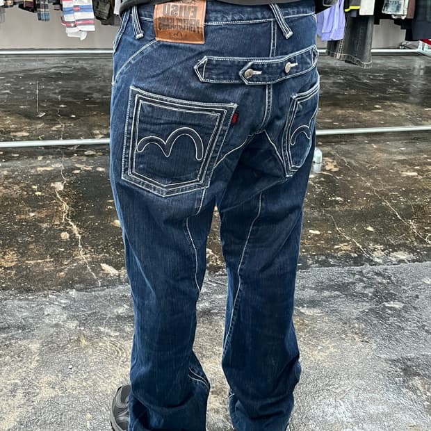 EVISU Y2K 데님 팬츠