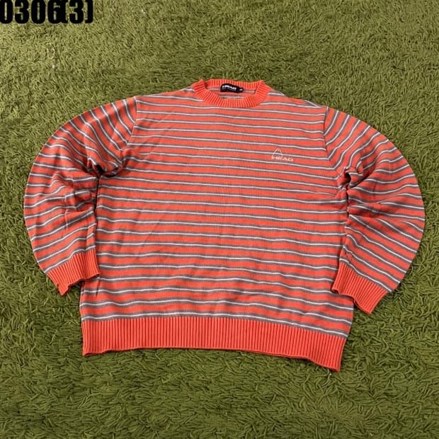 HEAD 스트라이프 니트 스웨터 