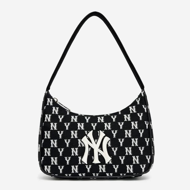 MLB 모노그램 자가드 호보백