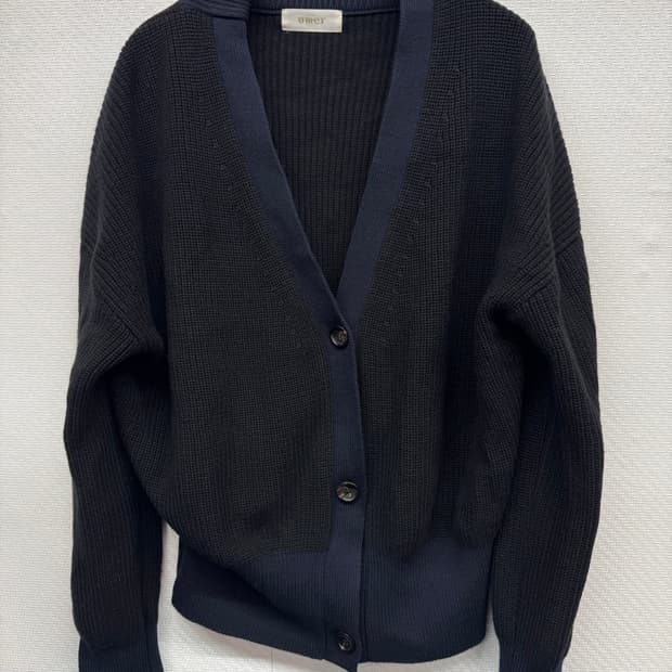 유메르 umer 울 니트 오버핏 가디건 F(XL)