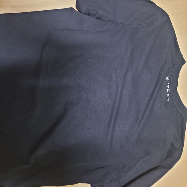 스파이더 자수 로고 반팔티