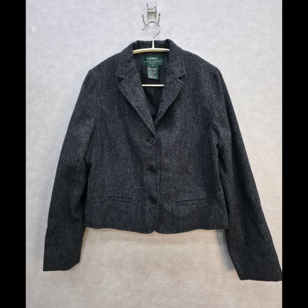 로렌랄프로렌 클래식 울 블레이저 자켓 LAUREN RALPH LAUREN