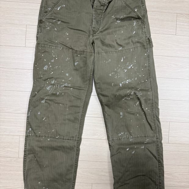 RRL 디스트레스드 헤링본 카펜터 팬츠 30x30