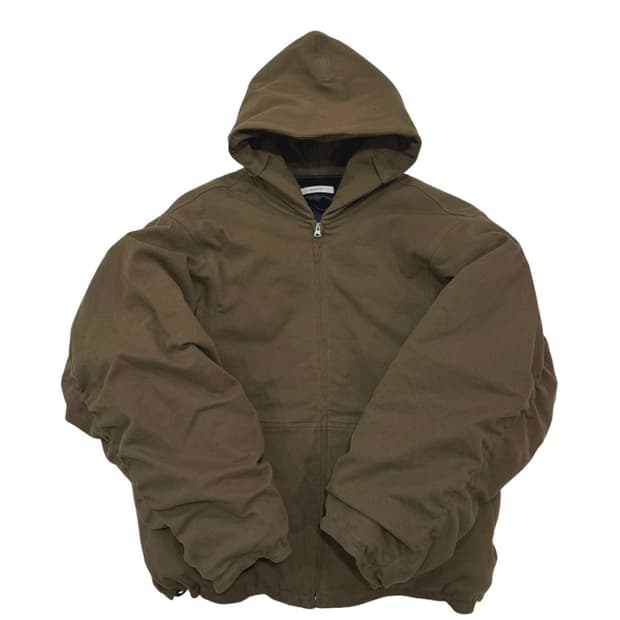 2) 논노드 몰스킨 셔링 봄버 자켓 카키 브라운