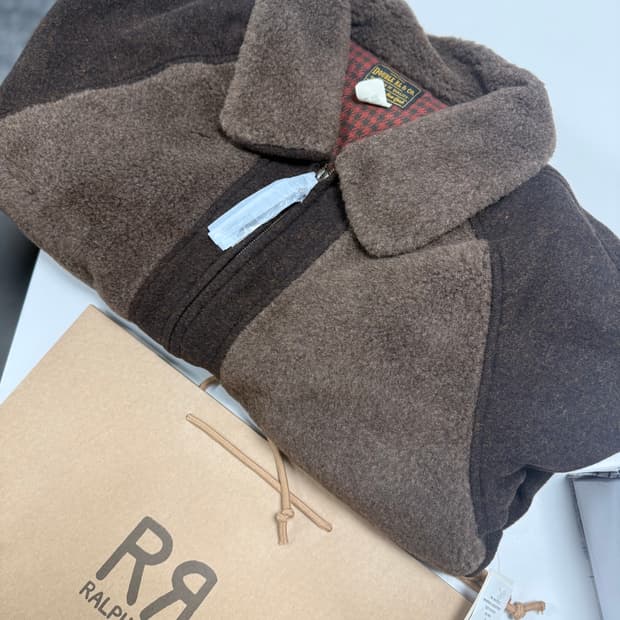 RRL 그리즐리 플리스 자켓 XL