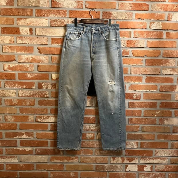 90s USA 빈티지 리바이스 501xx 0000 데님 팬츠